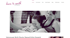 Desktop Screenshot of downtoearthbirthcare.com